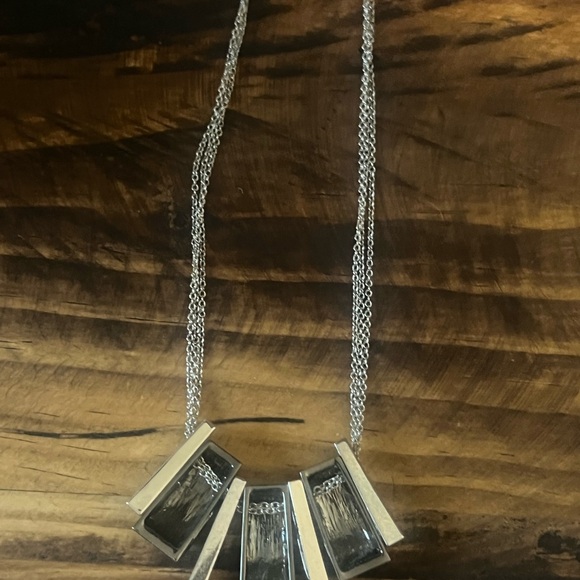 Park Lane Silver and Black Statement Necklace - Picture 7 of 7